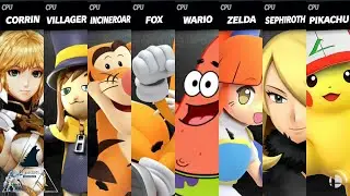 Fiora vs Hat Kid vs Tigger vs Tails vs Patrick vs Arle vs Cynthia vs Pikachu