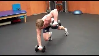 How To: Dumbbell Bear Crawl