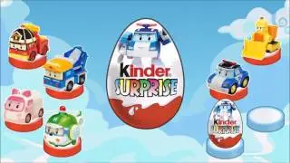 Киндер Сюрприз  Робокар Поли  Robocar Poli  로보카 폴리  Kinder Surprise