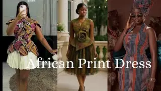 Ankara African Print  Dress for Women 