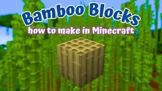 Bamboo Blocks how to make in Minecraft