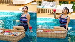 Manisha Rani poolside photoshoot 😍 Manisha Rani goa pool party 🍷#manisharani #manisharanifans