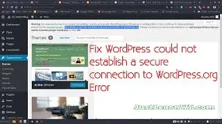 How to Fix WordPress could not establish a secure connection to WordPress org Localhost Error