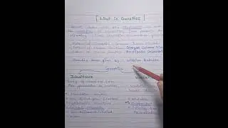 Genetic definition -Inheritance & variation,Father of Genetics overview #genetics #biology #csirnet