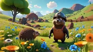 Three Tiny Moles Dig Dig Dig | Animal Song for Kids | Fun Nursery Rhymes & Learning