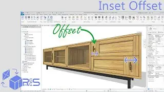 Revit Cabinetry | RCCS-26 Pro - New Features : Inset Offset