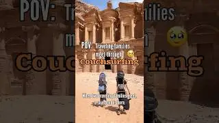 Couchsurfing in Petra, Jordan! 🏜️🇯🇴 A wonderful way to grow world family! 🌎🌍🌏