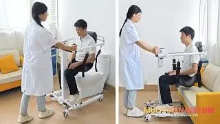 FOLDABLE ELECTRIC LIFT CHAIR | Height & Width Adjustable - Home/Travel Use for Elderly & Disabled