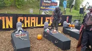 Six Flags Great America Coffin Challenge