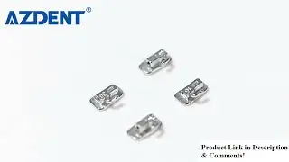 AZDENT 4pcs Buccal Tubes &ndash; 1st Molar Bondable Non-Convertible Roth/MBT 0.022/0.018