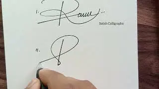 How to Sign the Letter R?❤️