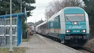 Vlaky na zastávce domažlice město