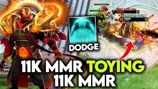 11,000 mmr Toying 11,000 mmr With Dancing Spirit - Abed vs 23savage Battle Dota 2