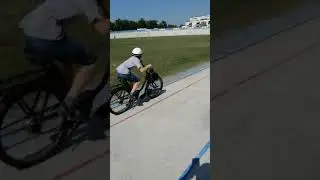 Race Solex Radrennbahn Darmstadt fast Kid Velosolex