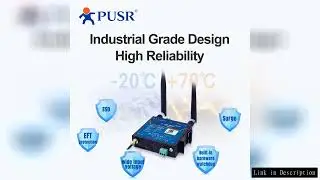 PUSR Global Band Industrial 4G LTE Router wifi with WAN LAN GPS Function RS485 Serial Port to ethern