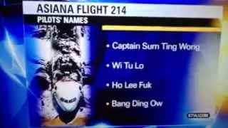 Official KTVU NEWS FAIL: Asiana Air Pilot Names Released [Original]