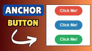 How to Style Anchor Tag as Button in HTML and CSS