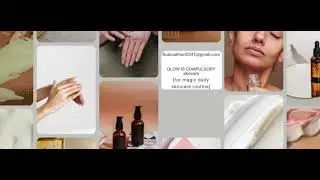 White Gray Minimalist Beauty Skincare Cosmetic Shop Photo Collage Facebook Cover