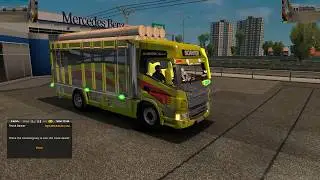 Truk Pengangkut Kayu Ber TELOLET. ETS 2 MAP INDONESIA