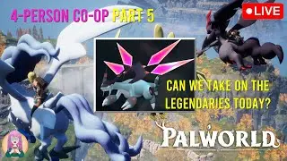 Palworld Co-op with Isabel, Cookie and Tacet the Terror - Part 5, Hunting Those Legendary Pals!