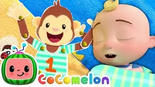 Пять маленьких обезьянок прыгают на кровати 🐒🛏️ | #youtube #детскиеразвлечения #chuchutv #cocomel...