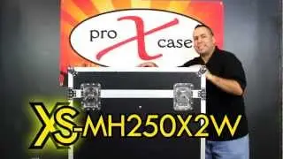 Чехол для перелётов ProX XS-MH250X2W ATA Road Gig Ready, подходит для двух вращающихся головок 250 мм, обзор Elation 5R Chauvet