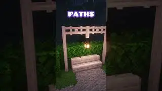 Build some Benches in your Minecraft World!!! #minecraft #shorts #fyp