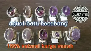 dijual batu kecubung wulung 100% natural harga murah