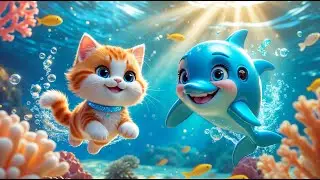 Kitty&rsquo;s Underwater Adventure 🐱🐠 | ABC & Ocean Animals Song for Kids & Toddlers