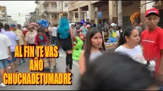 Años viejos GUAYAQUIL calle 6 de Marzo  31 Diciembre 2025 ultimo Recorrido
