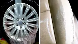 ASMR satisfying video Car Dry Cleaning relax!