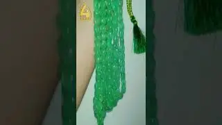 5 layered emerald beads mala #precious #gemstone #shorts #viral