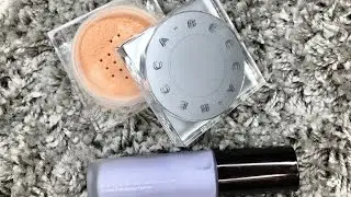 BECCA SOFT LIGHT BLURRING POWDER & FIRST LIGHT PRIMER FIRST IMPRESSION & REVIEW! | Ashley Landry
