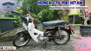 Honda C70 1981 ss lengkap warna hitam