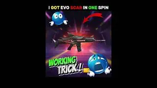 I GOT EVO SCAR IN 1 SPIN 🔥💥 IMPOSSIBLE TRICK WORKS! 😱 #FreeFireEvoVaultTrick