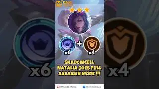 Shadowcell Natalia goes full assassin mode! 🔪 | Magic Chess Go Go 2025