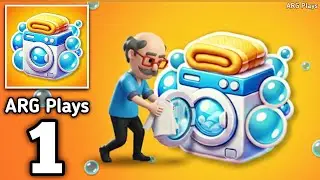 Laundry Rush - Idle Game Gameplay Walkthrough Part 1 ( Android, iOS ) 