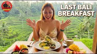 Last breakfast in Ubod Bali 🇮🇩  #couple #vacation #travel #blackandfilipina