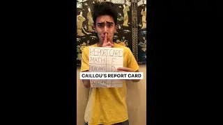 Caillou's Report Card #shorts