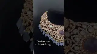Designer Kundan choker | Statement Necklace set | Indian Jewelry Collection | DivaHive