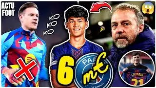 🚨CHOC AU BAR&Ccedil;A : DRO FERN&Aacute;NDEZ FILE AU PSG, FLICK EN COL&Egrave;RE, TER STEGEN POUSS&Eacute; VERS LA SORTIE !😱