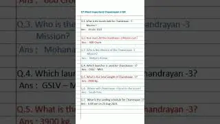 most important questions chandrayaan-3