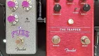 Fuzz comparison Fender Hammertone Fuzz vs The Trapper Fuzz - OCTAVE switch OFF
