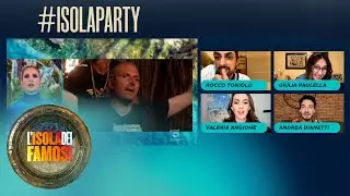 La reazione in diretta alla furia di Ubaldo Lanzo | Isola Party