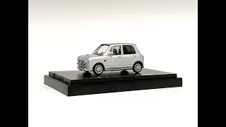 MGMP1/65ディスプレイカーシリーズ商品紹介 g035ダイハツミラジーノターボ前期型(L700S)シルバーメタリック