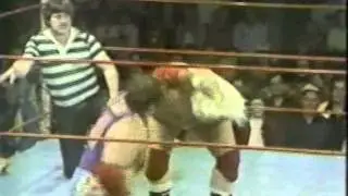 Buddy Rose v Butch Miller  - Lumberjack Match