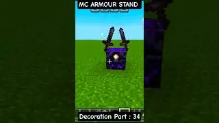 Minecraft Armour Stand Decoration Part:34 #minecraft #viral #ytshorts