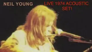 ACOUSTIC LIVE AMAZING &lsquo;74 SET! Neil Young, Citizen Kane Jr. Blues Review