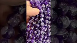 Natural Chevron Amethyst 8 mm to 10 mm Crystal Beads String Lines & Stretch Bracelets