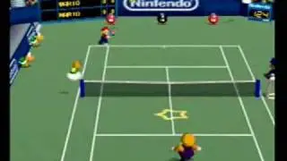 Mario Tennis 64 - NICE! Serve Timing